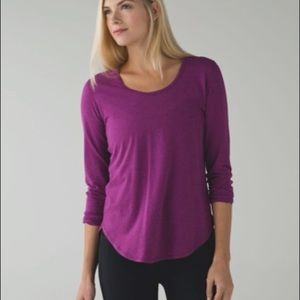 Lululemon Yogini 5 Year Long Sleeve Size 8